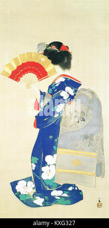 Cette image semble être une œuvre d'art titrée dans une langue autre que l'anglais. Le titre et les détails ne sont pas clairs en raison de caractères illisibles, nécessitant une traduction pour une identification ultérieure. Banque D'Images