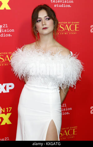 Hollywood, Californie. 8 janvier, 2018. Billie Lourd 'assiste à l'Assassinat de Gianni Versace : American Crime Story' en première mondiale au ArcLight Hollywood le 8 janvier 2018 à Hollywood, Californie. | Verwendung weltweit Credit : dpa/Alamy Live News Banque D'Images