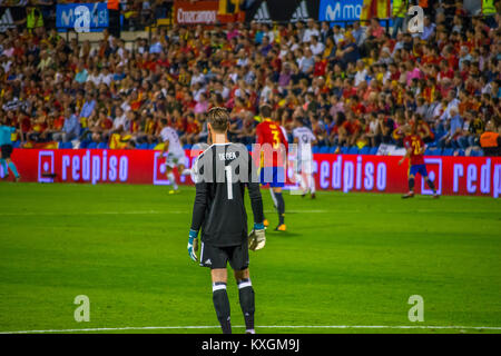 Encuentro de 00421 España contre l'Albanie, partido de clasificación para el Mundial de Rusia 2018, en el Estadio Rico Pérez de Alicante (España) Banque D'Images