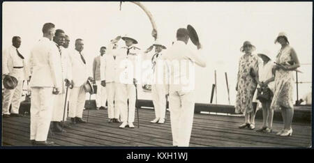 Une photographie de 1931 de Herbert Hart, administrateur du Samoa, prise à Apia, montrant son rôle dans l'administration coloniale britannique pendant l'entre-deux-guerres. Banque D'Images