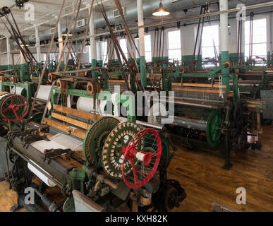 Boott Cotton Mills Museum Lowell MA Banque D'Images