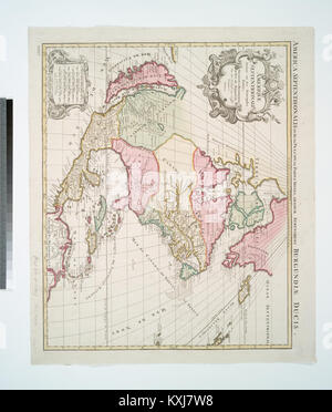 Amerique septentrionale divided into two new species principale de ses parties (NYPL b15315096-434921) Banque D'Images