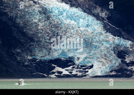 Glacier, Prince William Sound, Whittier, Alaska, United States, Amérique du Nord Banque D'Images