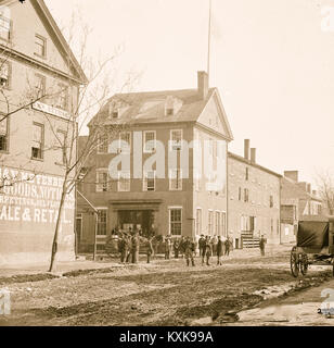 Alexandria, Virginie. Le Marshall House, King & rues Pitt Banque D'Images