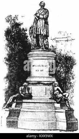 Le mémorial de James A. Garfield, le 20e président des États-Unis, est une statue de bronze sur un piédestal de granit situé à Washington D.C. et dédié en 1887 à commémorer sa vie et son service, et fait partie du Capitole des États-Unis. Banque D'Images