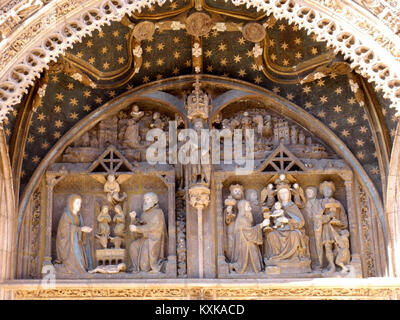 Aranda de Duero - Eglise de Santa María la Real 07 Banque D'Images