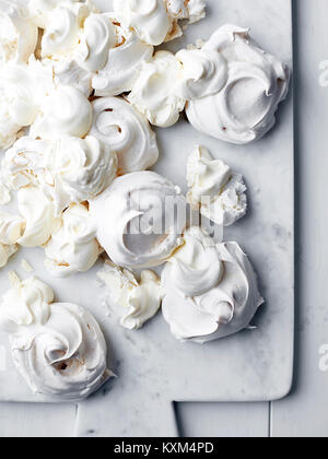 Des meringues, overhead view Banque D'Images