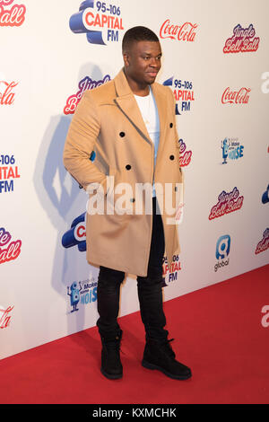 Du capital à célébrités Jingle Bell Ball avec Coca-Cola au London's O2 Arena. Deux de nuit la vente de spectacles, mégastar à succès Ed Sheeran, Taylor Swift, l'Chainsmokers, Liam Payne, le script, Louisa, Matt Johnson, Terry Sigala, James Hype, Mabel, Stefflon Don et Big Shaq. Avec : Big Shaq Où : London, Royaume-Uni Quand : 10 Déc 2017 Crédit : Phil Lewis/WENN.com Banque D'Images