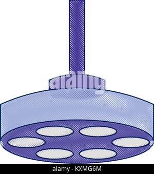 L'icône de la lampe d'opération Illustration de Vecteur