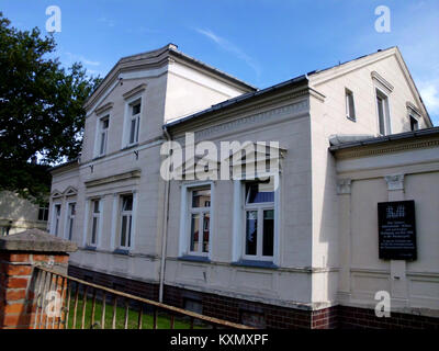 Berliner Straße 48 à Berlin, en Allemagne, a été un site d'importance historique pendant l'ère du mur de Berlin, marquant l'emplacement de la première victime au mur. Banque D'Images