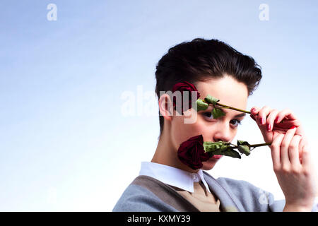 Portrait en studio Banque D'Images