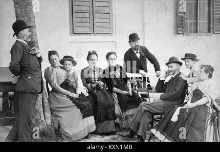 Cette photographie de 1893, conservée dans les archives de Fortepan, capture la vie historique et des scènes urbaines de la Hongrie de la fin du XIXe siècle. Banque D'Images