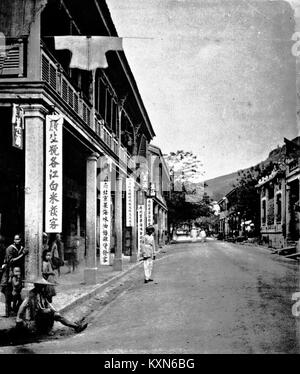 Une RUE DE HONG-KONG Banque D'Images