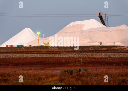 Rio Tinto Sel, Port Hedland, Australie occidentale Banque D'Images