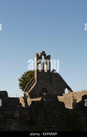 L'église de la Vierge Marie (la première église a été construite par Sitric, Roi de Dublin, en 1042. L'église actuelle a été construite au 14ème siècle). Howth. L'Irlande Banque D'Images