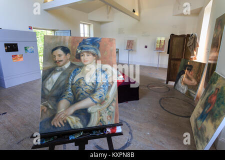 La France, l'Aube (10), Champagne, Côte des Bar, Essoyes, l'atelier de Renoir // France, Aube, Champagne, Côte des Bar, Essoyes, l'atelier de peinture de la pai Banque D'Images