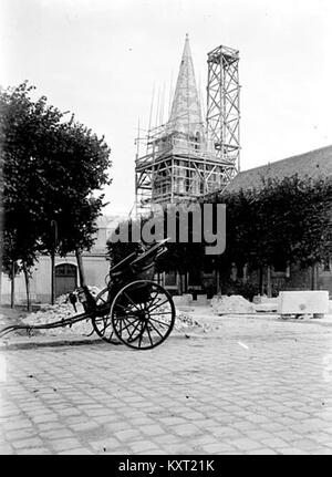 Eglise - Clocher échafaudé - Athis-Mons - Médiathèque de l'architecture et du patrimoine - APMH00037178 Banque D'Images