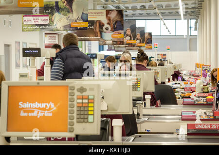 Nouveau Sainsbury's superstore, Thanet Kent, UK Banque D'Images