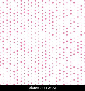 Couleur rose à pois modèle aléatoire sur fond blanc. Vector illustration Illustration de Vecteur