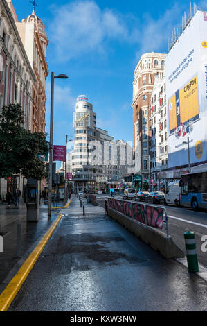 Bâtiment de charogne, Madrid, Espagne Banque D'Images