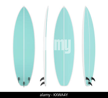 Isolées Surfboard Banque D'Images