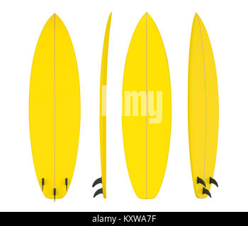 Isolées Surfboard Banque D'Images