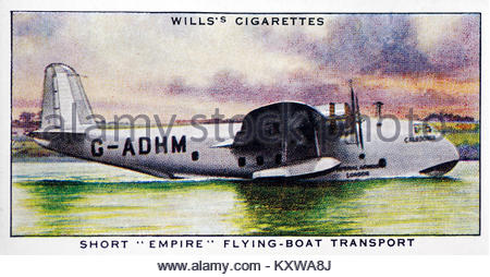 Empire Court transport bateau volant Banque D'Images