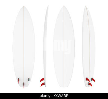 Isolées Surfboard Banque D'Images