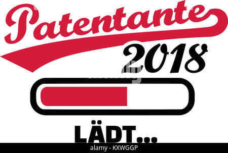 Marraine 2018 allemand de chargement Banque D'Images