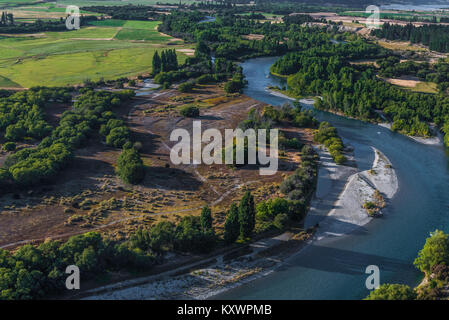 Clutha River, lien entre le lac Wanaka et le lac Dunstan, Otago, Nouvelle-Zélande Banque D'Images