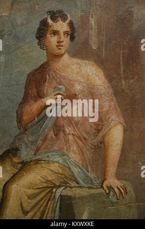 Maison de Meleager VI 9, Io et Argo, fresque de Pompéi, 2008, Rome, Italie. Banque D'Images