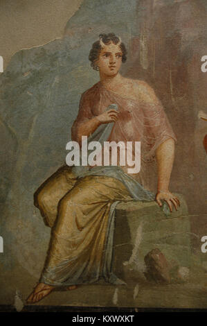 Maison de Meleager VI 9, Io et Argo, fresque de Pompéi, 2008, Rome, Italie. Banque D'Images