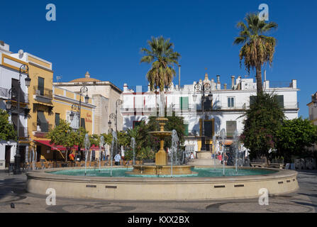 Plaza del Cabildo, Sanlúcar de Barrameda, Espagne Banque D'Images