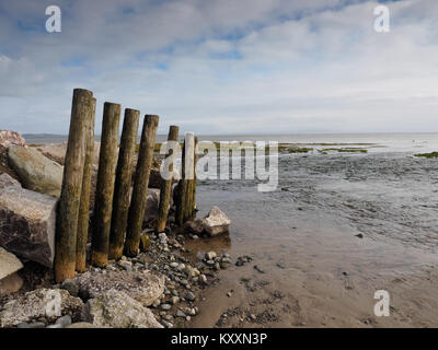 Bardsea plage près de Ulverston dans Cumbria Banque D'Images