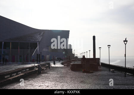 Liverpool l'heure d'hiver Banque D'Images