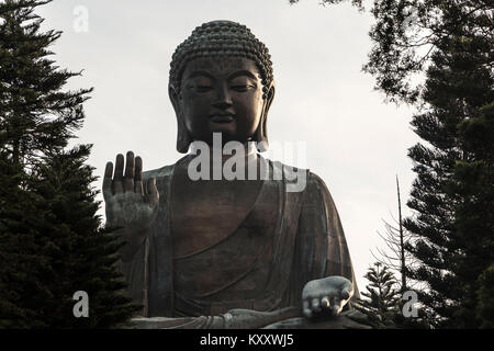 Tian Tan Buddha, Hong Kong Banque D'Images