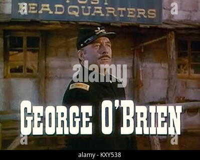 George O'Brien dans elle portait un ruban jaune (1949) bande-annonce Banque D'Images