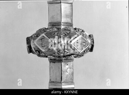 L'église de Hasslövs, située dans la municipalité de Laholm, dans le comté de Halland, en Suède, est une église médiévale en pierre connue pour son style roman et ses caractéristiques historiques préservées. Banque D'Images