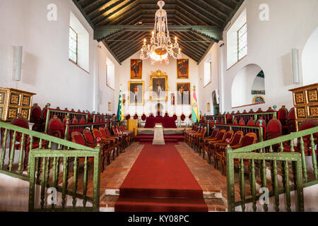 SUCRE, BOLIVIE - 22 MAI 2015 : Maison de la Liberté (Casa de la Libertad) en Sucre, Bolivie. La Déclaration d'indépendance de la Bolivie a été signé ici. Banque D'Images