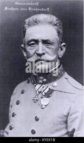 Conrad von Hötzendorf maréchal Banque D'Images