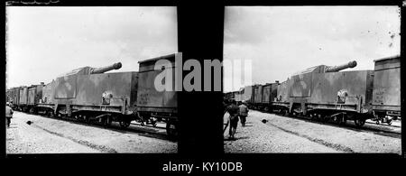 Fleury-sur-aire. Train blindé - Fonds Berthelé - 49FI704 Banque D'Images