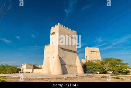 Les tours de guet à Barzan, Umm Salal Mohammed près de Doha - Qatar, au Moyen-Orient Banque D'Images