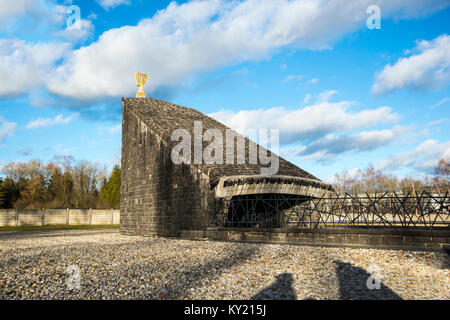 Mémorial juif au camp de concentration de Dachau Banque D'Images