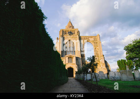 Crowland Abbey ruins dans Crownland, Lincolnshire. Banque D'Images