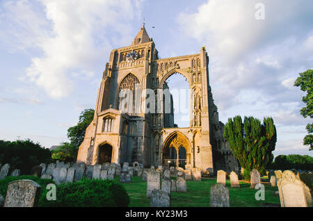 Crowland Abbey ruins dans Crownland, Lincolnshire. Banque D'Images