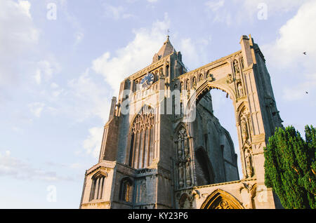 Crowland Abbey ruins dans Crownland, Lincolnshire. Banque D'Images