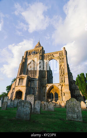 Crowland Abbey ruins dans Crownland, Lincolnshire. Banque D'Images