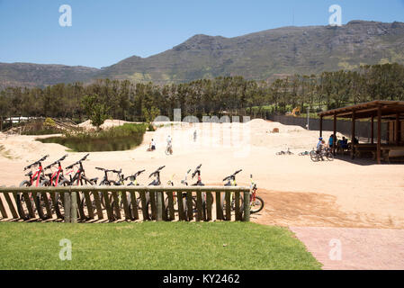 Constantia Western Cape Afrique du Sud. Décembre 2017. Bike Park à Constantia. Banque D'Images