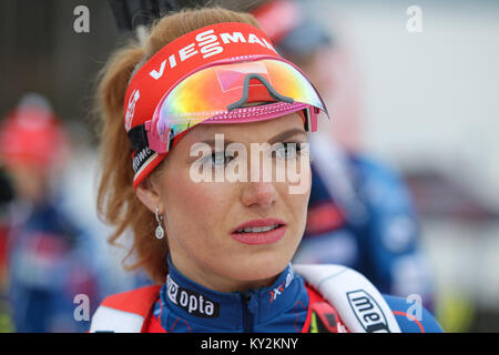 Jablonec nad Nisou, République tchèque. Mar 22, 2017. ***PHOTO DU 22 MARS 2017*** biathlète tchèque Gabriela Koukalova, 28, ne participera pas au Jeux Olympiques d'hiver à avoir lieu à Pyeongchang, en Corée du Sud, du 9 au 25 février, le Biathlon tchèque Jiri Hamza dit à la tête de l'Association CTK le Jeudi, Janvier 11, 2018. Photo : CTK Vit Cerny/Photo/Alamy Live News Banque D'Images