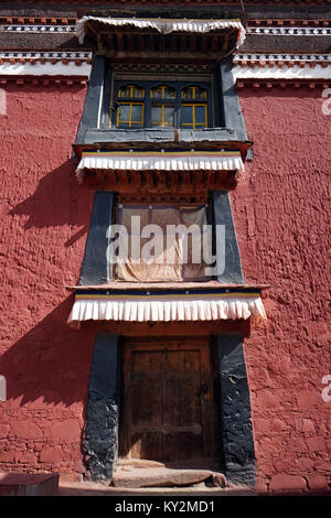 À SHIGATSE, CHINE - vers mai 2017 à l'intérieur de monastère Tashilhunpo. Banque D'Images